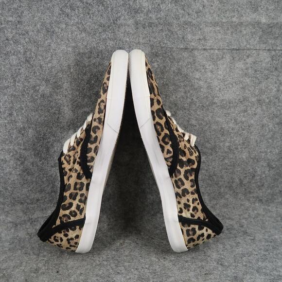 Mossimo Shoes Womens 10 Sneakers Casual Fashion Animal Print Fabric Lace Up Flat - Picture 8 of 11